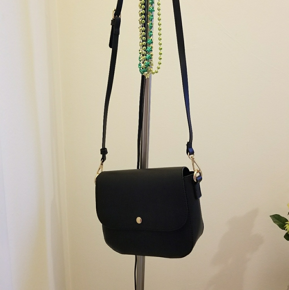 BP. Minimal Faux Leather Crossbody Bag